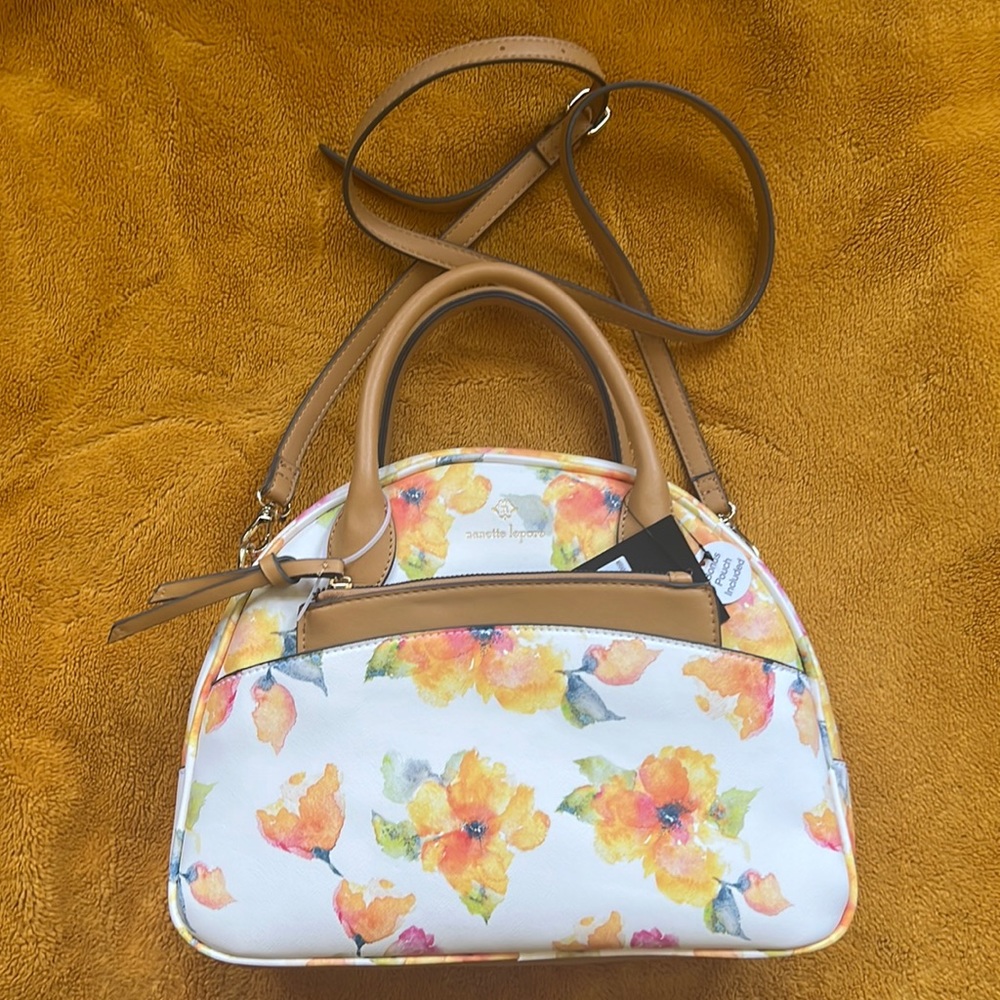 Nanette Lepore Yellow Floral Purse